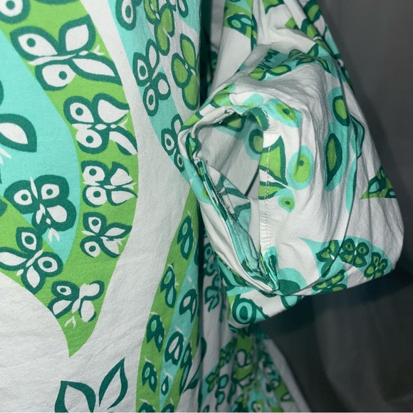 STAUD Carolina Butterfly Puffy Sleeve Minidress - Picture 7 of 16